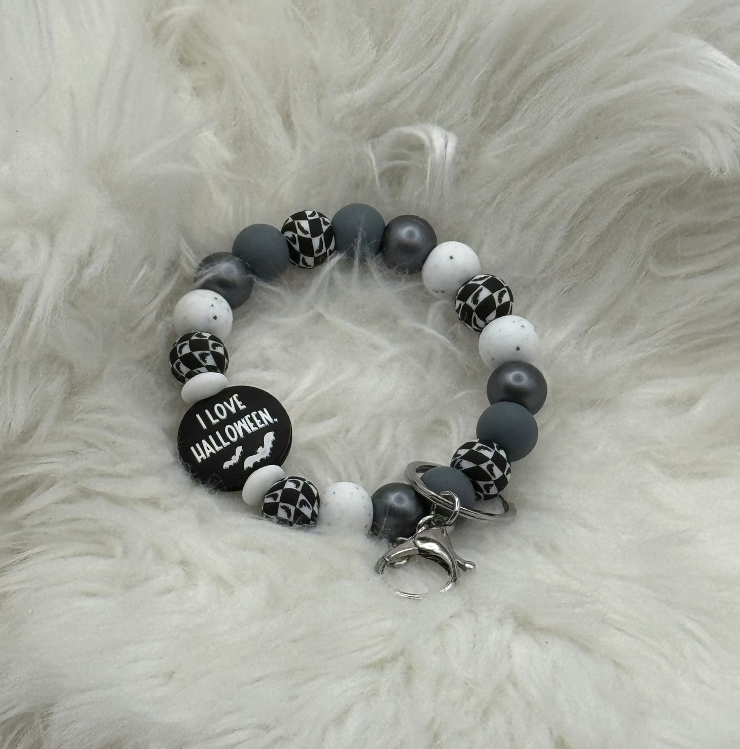 I Love Halloween wristlet