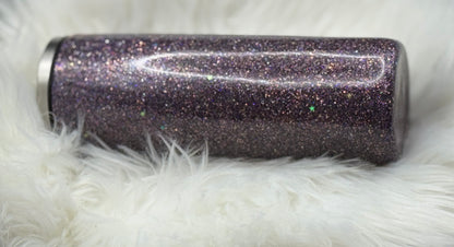 20 oz Purple flowers Epoxy tumbler