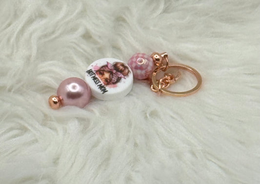 Hot Mess Mom Keychain