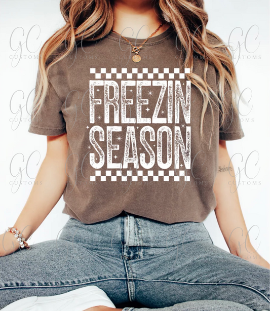 Freezin season: White